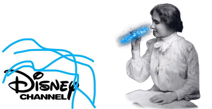 700x361 hey, i'm helen keller, and you're watching disney channel