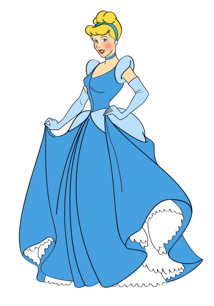 694x993 Wikihow To Draw Cinderella
