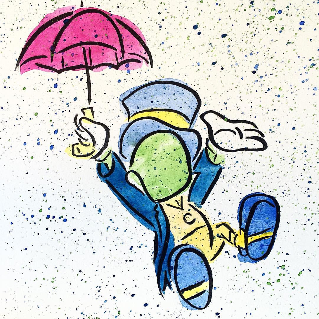 1080x1080 Disney Watercolor, Art, Disney Art