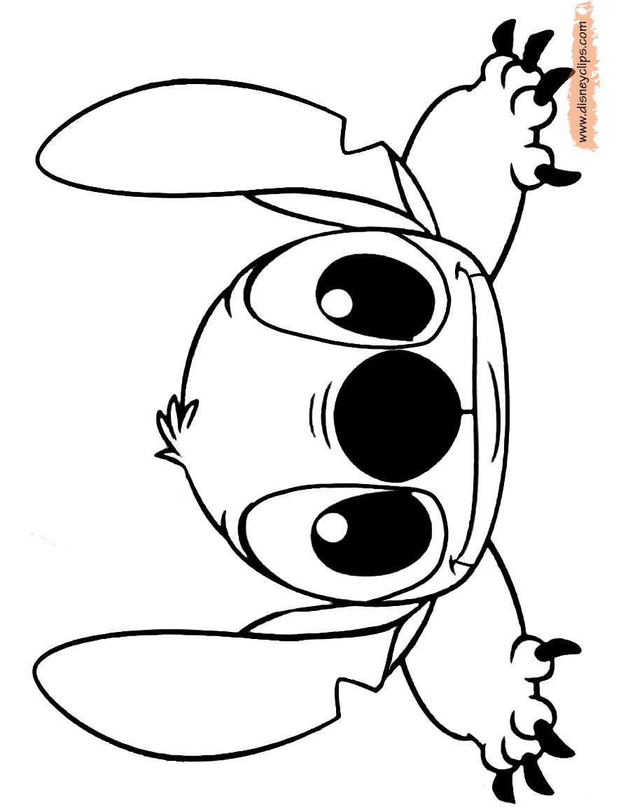 907x1159 Stitch Drawing Free Download