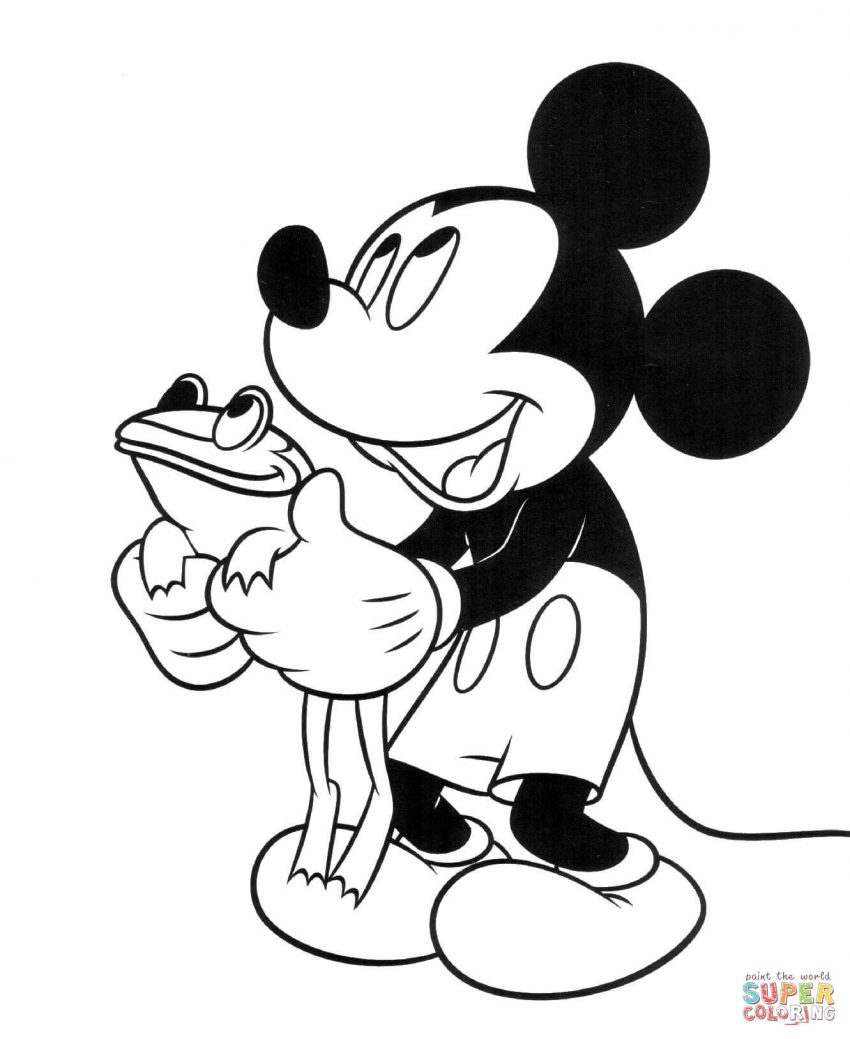 850x1039 Coloring Pages Disney Baby Goofy To Print Minnie Mouse Free