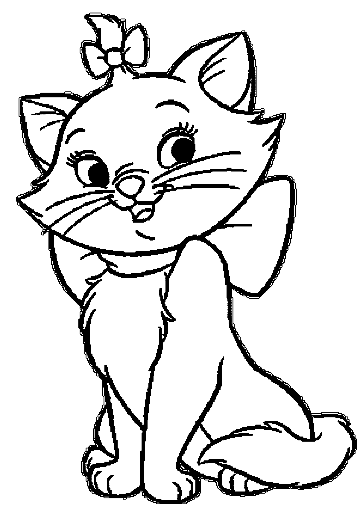 1203x1727 prissy ideas marie coloring pages disney the aristocats to print
