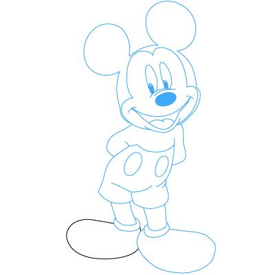 400x400 How To Draw Mickey Mouse Drawings Mickey Mouse