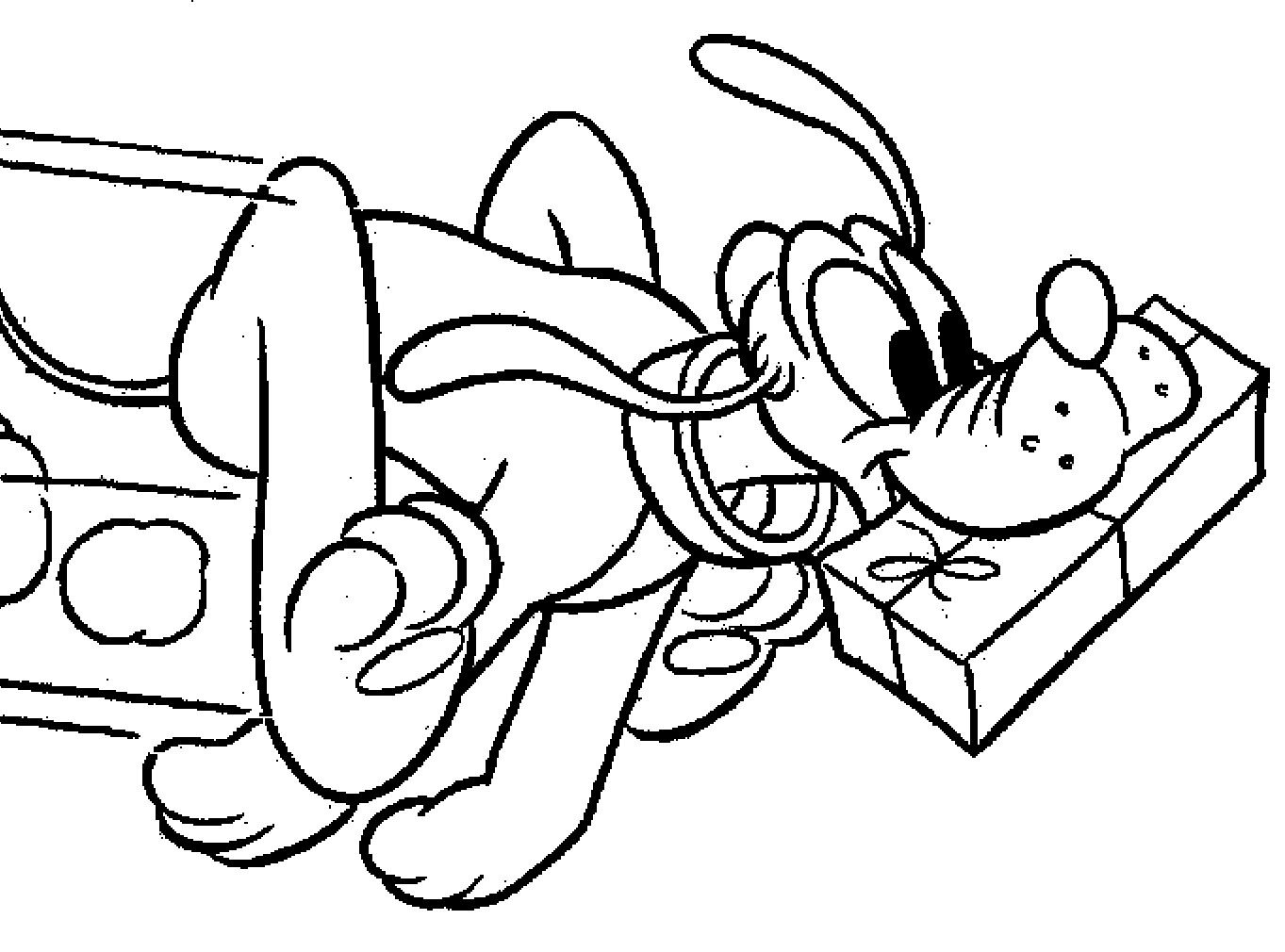 1363x1010 Colour Drawing Free Hd Wallpapers Disney Cartoon Pluto For Kid