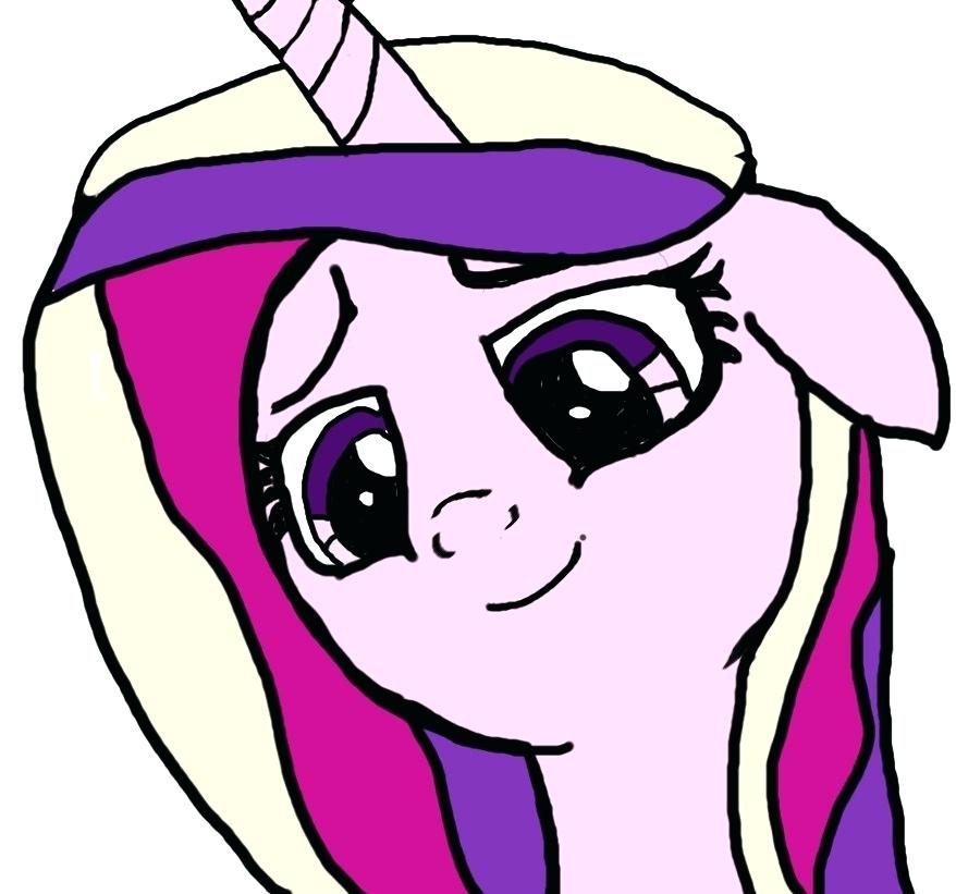 878x821 Drawings Of Princesses Princess Cadence Drawing Tablet