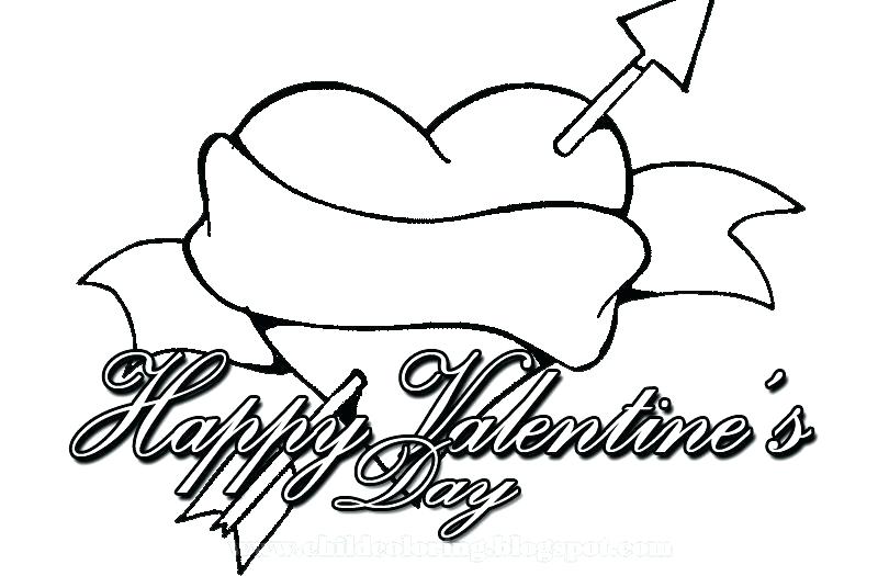 800x525 Happy Valentines Day Coloring Pages Drawings Pictures Online