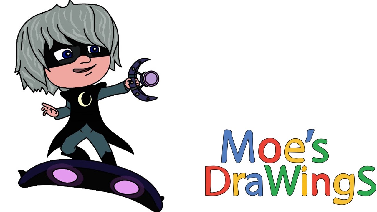 1280x720 Pj Mask Luna Disney Junior How To Draw And Coloring Fun New Hd