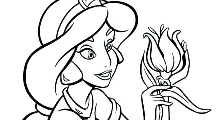 728x393 Coloring Pages Halloween Masks Disney For Adults Princess Jasmine
