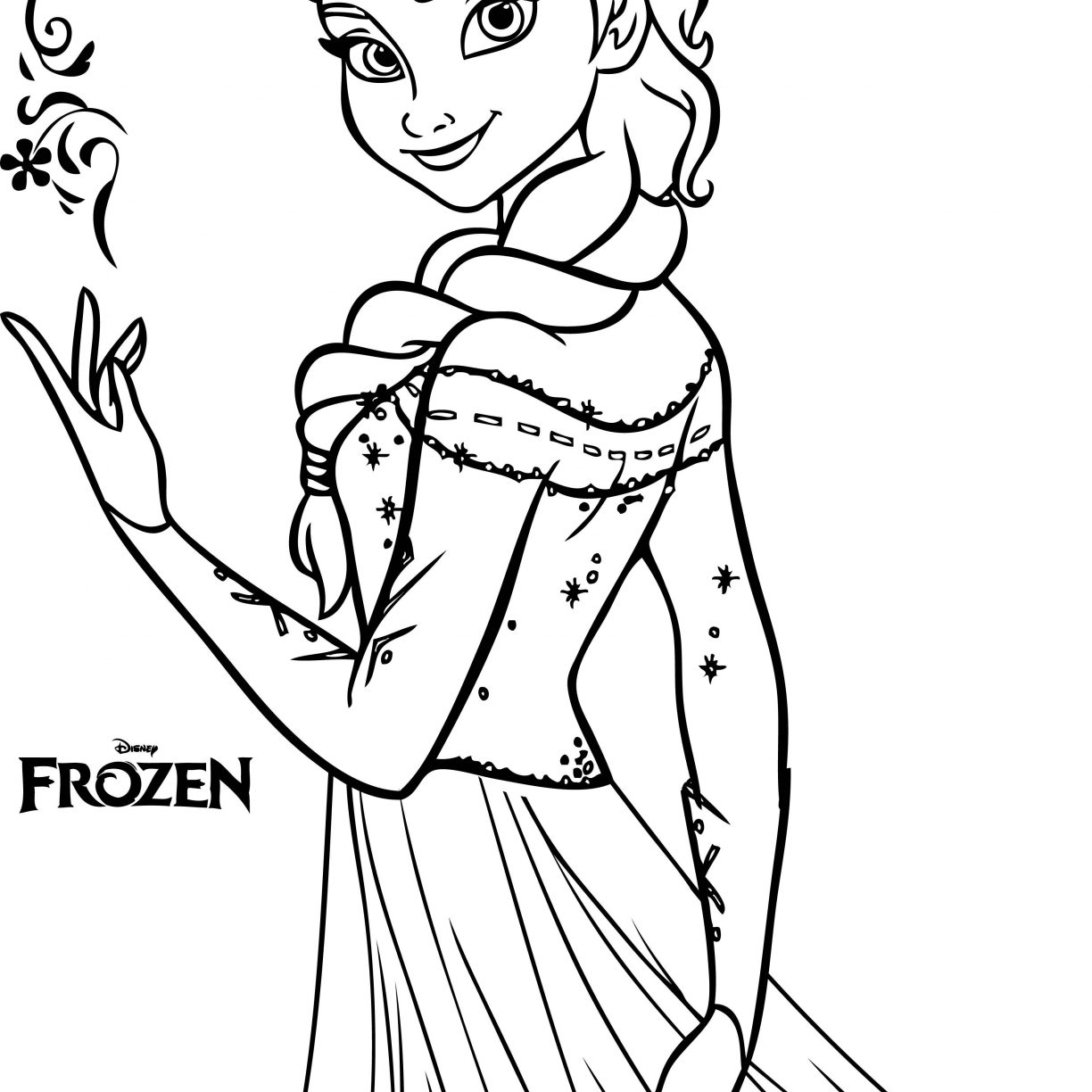 1224x1224 Fantastic Disney Princessoloring Pages Frozen Elsa And Anna