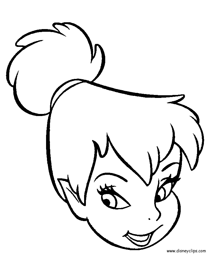 720x920 Disney Fairies' Tinker Bell Coloring Pages