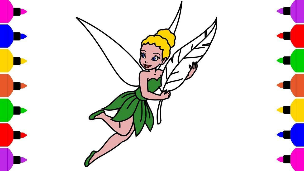 1280x720 Disney Fairy Coloring Pages Disney Fairy Drawing,draw Disney
