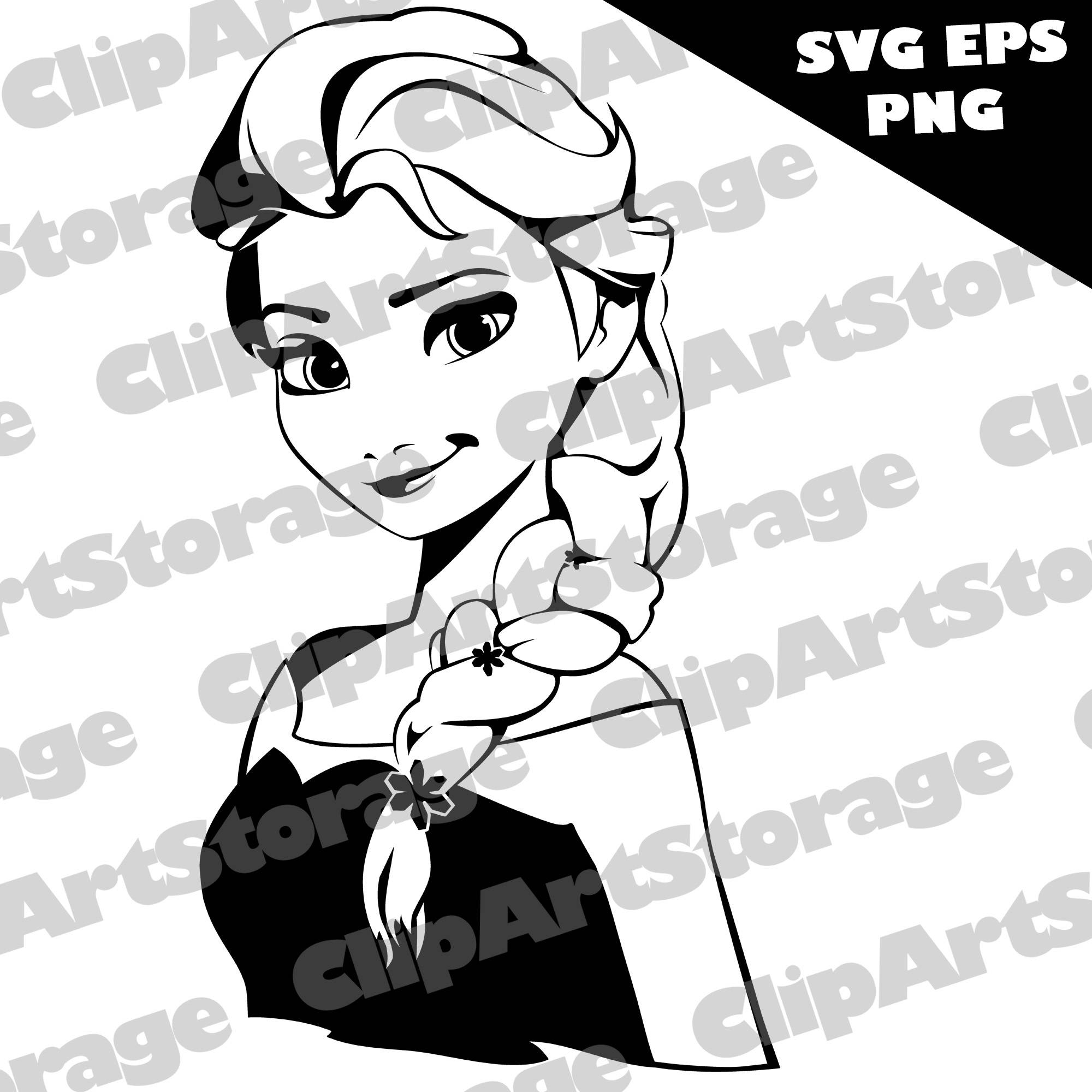 Disney Frozen Elsa Drawing | Free download on ClipArtMag