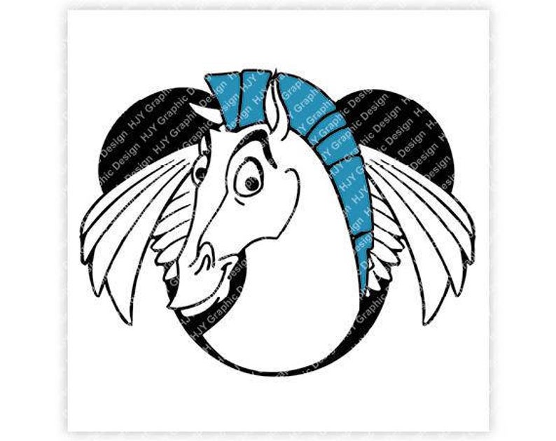 794x630 Disney Hercules Pegasus Wings Mickey Minnie Head Ears Etsy