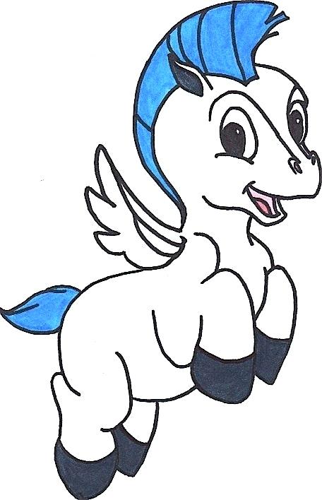 456x708 How To Draw Pegasus From Hercules