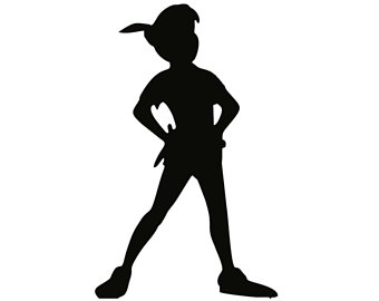 340x270 Disney Peter Pan Silhouette