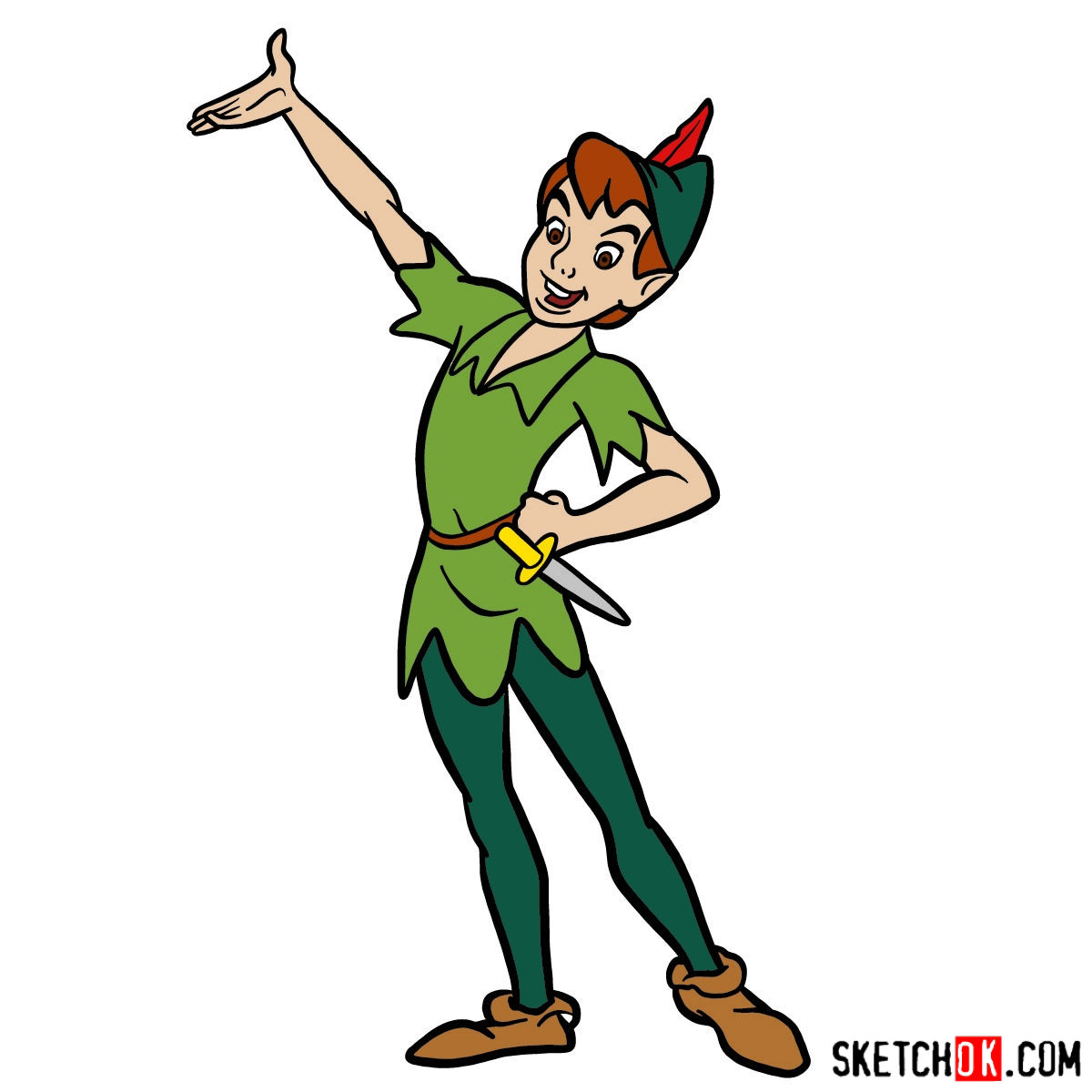 Disney Peter Pan Drawings Free download on ClipArtMag