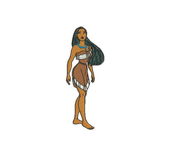 794x683 pocahontas embroidery design disney princess embroidery etsy