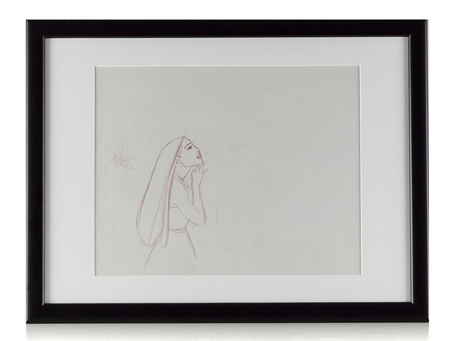 900x676 disney original production drawing of pocahontas parade