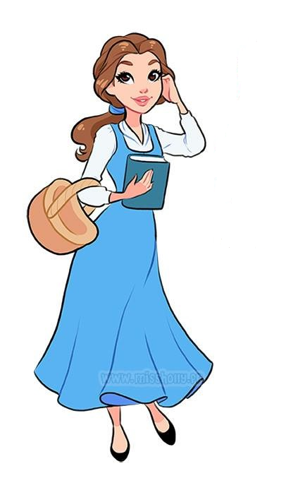 Disney Princess Belle Drawing | Free download on ClipArtMag