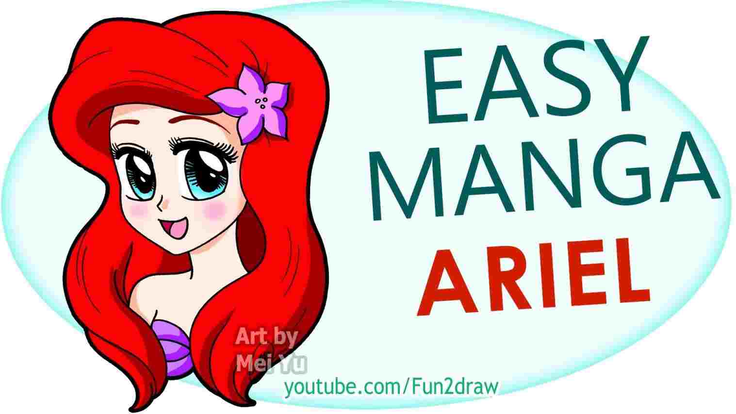 1517x853 Easy Disney Princess Drawings Ariel Drawing Fine Art