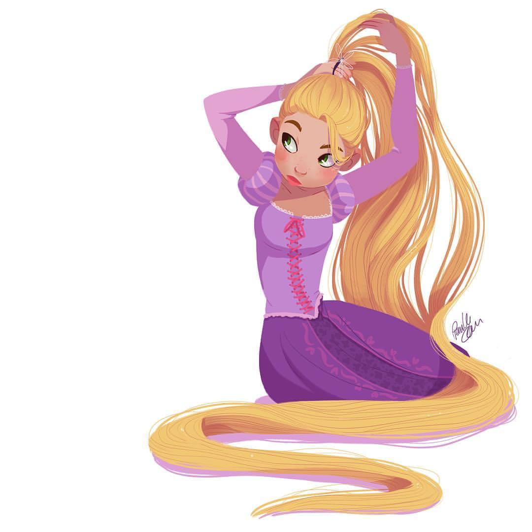 Disney Rapunzel Drawing Free download on ClipArtMag