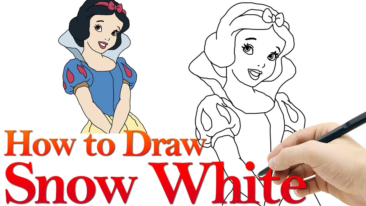 1280x720 How To Draw Snow White The Disney Princess Hde