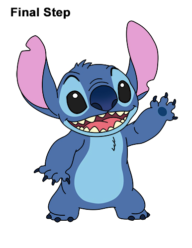 Disney Stitch Drawing | Free download on ClipArtMag