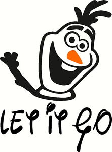 221x300 Olaf Let It Go Frozen Disney Style Wall Sticker Funny Toilet Seat
