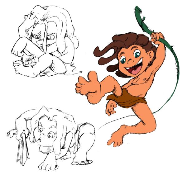 600x578 young tarzan