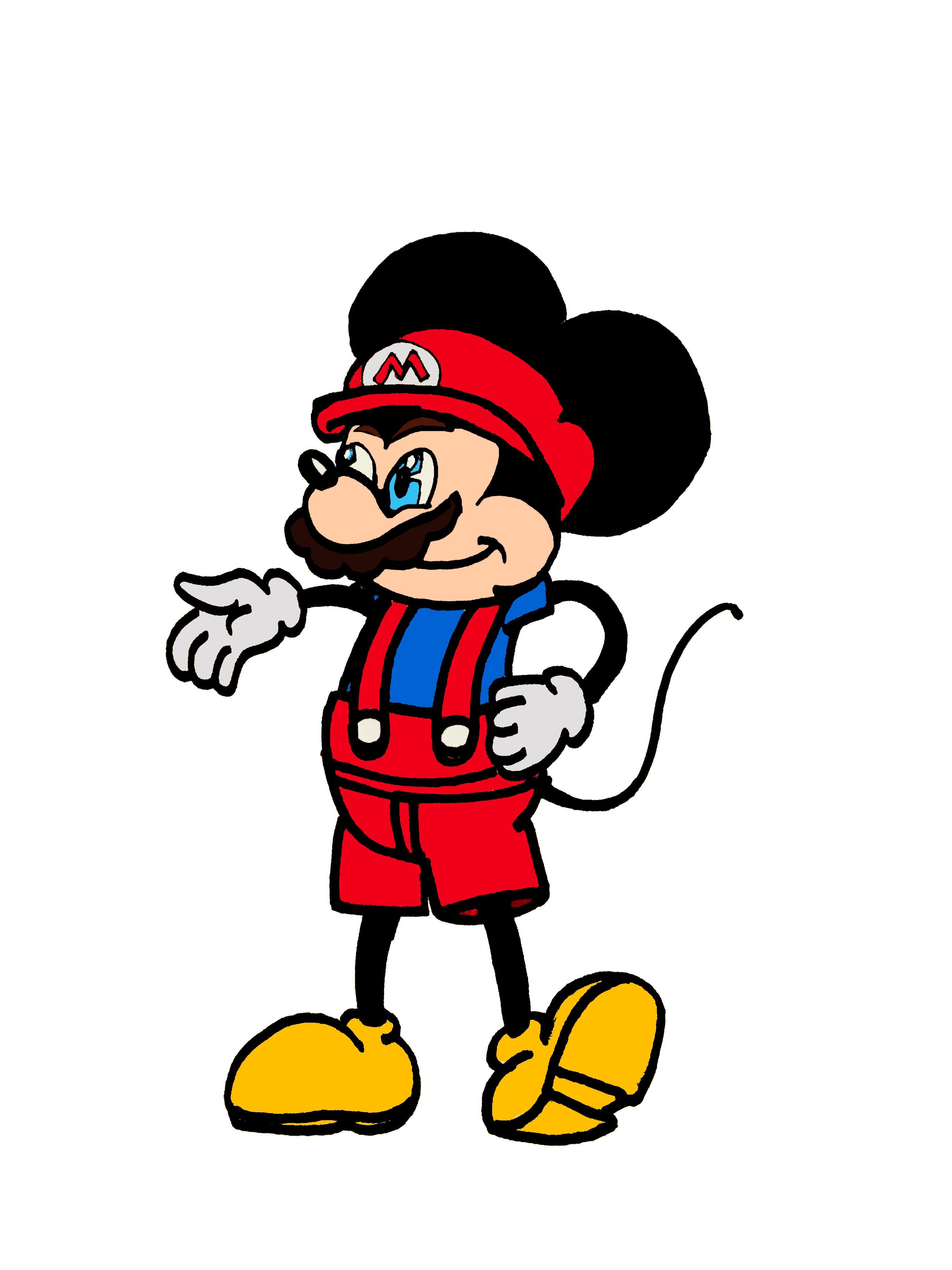 3000x4000 Fanart Mario Mouse Drawing I Finished Up Yesterday Disney