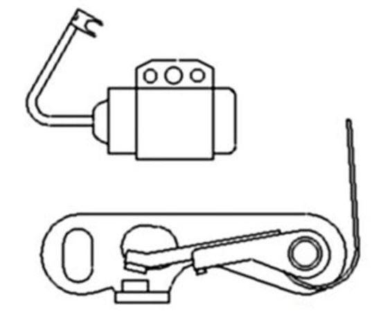 550x456 massey ferguson distributor, ignition kit