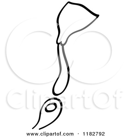 450x470 Clipart Of A Black And White Stick Drawing Of A Diver