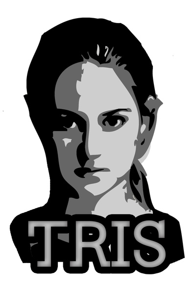 400x597 divergent tris art print