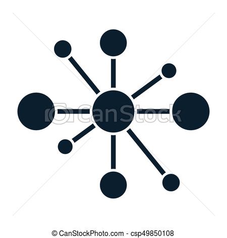450x470 Simple Black Compass Divider Icon On White Background Vector