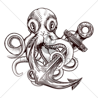 325x325 Octopus In Diving Helmet Gl Stock Images