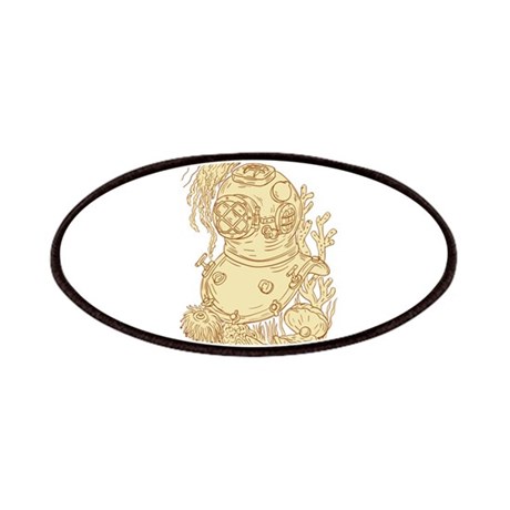 460x460 Underwater Helmet Diving Patches