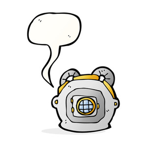 300x300 Deep Sea Diving Helmets Royalty Free Vectors