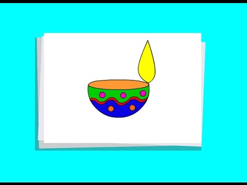 480x360 drawing diya step