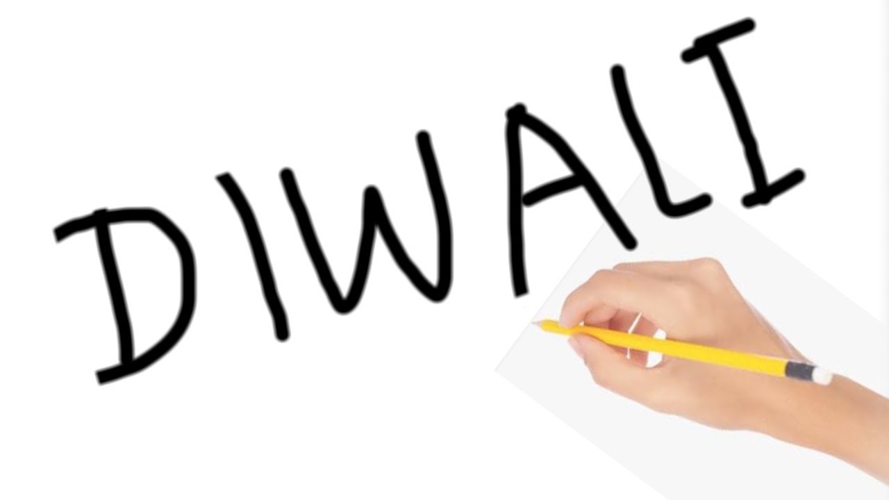 1280x720 how to turn diwali words into diwali drawing diwali drawing