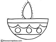 235x176 Beautiful Diwali Lamp Coloring