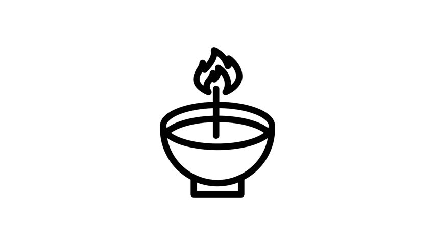 852x480 Diwali Festival Drawing Stock Video Footage