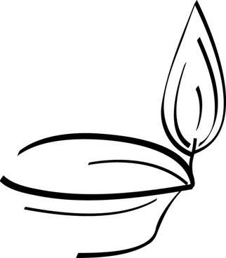 322x368 Diwali Oil Lamp Free Vector Download