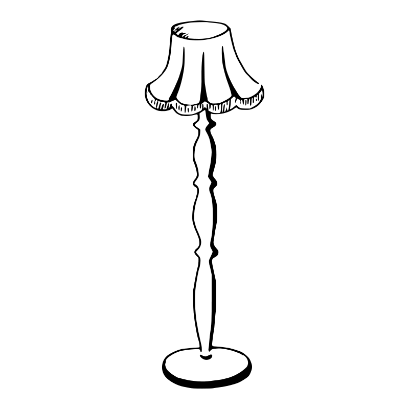 800x800 L Lamp Drawing