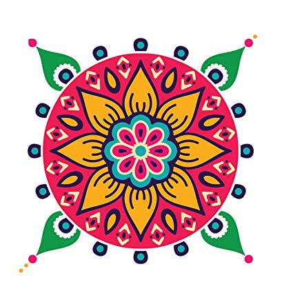 425x425 buy diwali rangoli decorative for floortable sticker