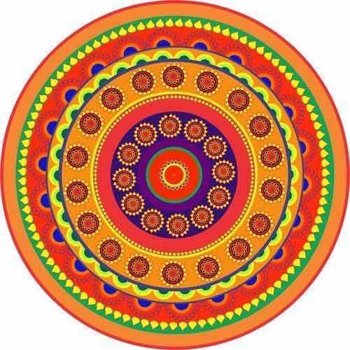 500x500 diwali rangoli stickers