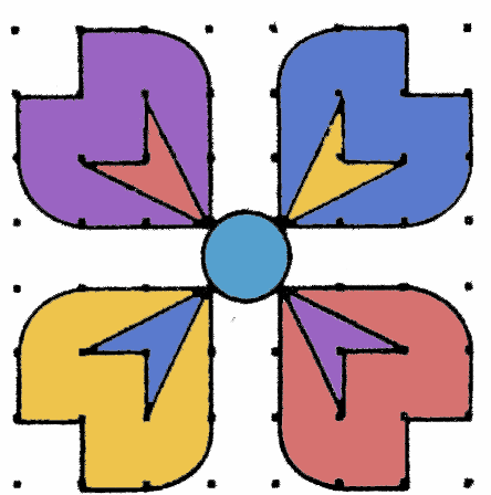 444x448 best rangoli designs with dots for diwali