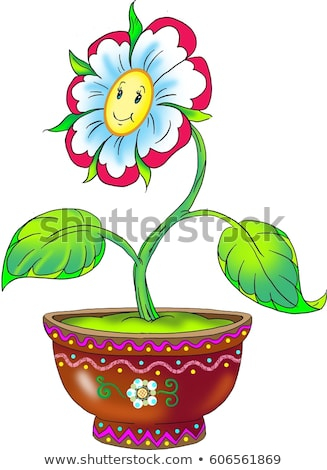327x470 Latest Royalty Free Stock Illustration Of Drawing Cartoon Flower