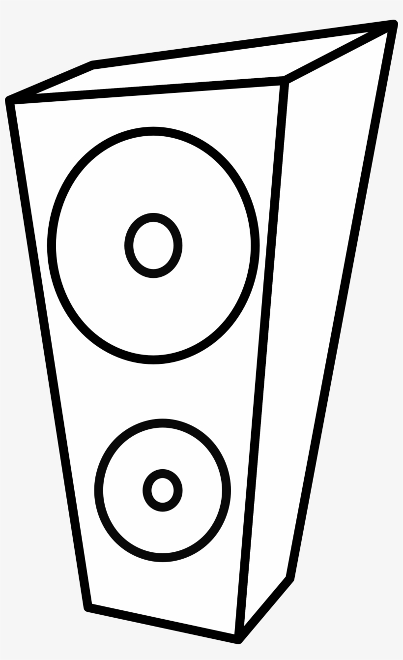 820x1342 Dj Speaker Drawing