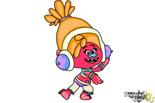 600x400 How To Draw Dj Suki From The Movie Trolls