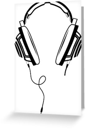 277x415 Dj Headphones Greeting Cards
